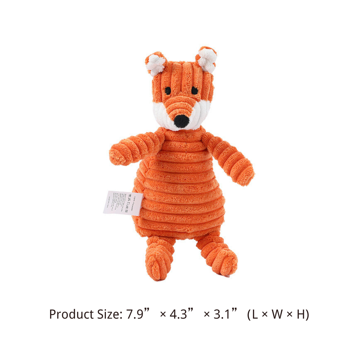 5 Pack Tough Dog Toys Stuffed Squeaky Assortment Plush Animal Toys Cute Fall Collection Fun Set