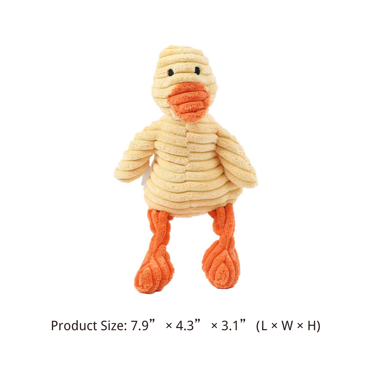 5 Pack Tough Dog Toys Stuffed Squeaky Assortment Plush Animal Toys Cute Fall Collection Fun Set